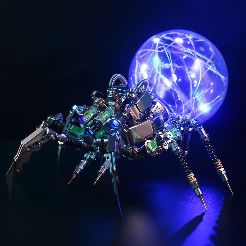 Luminous Arachnoid Robot - 3d metal puzzle by Extoril