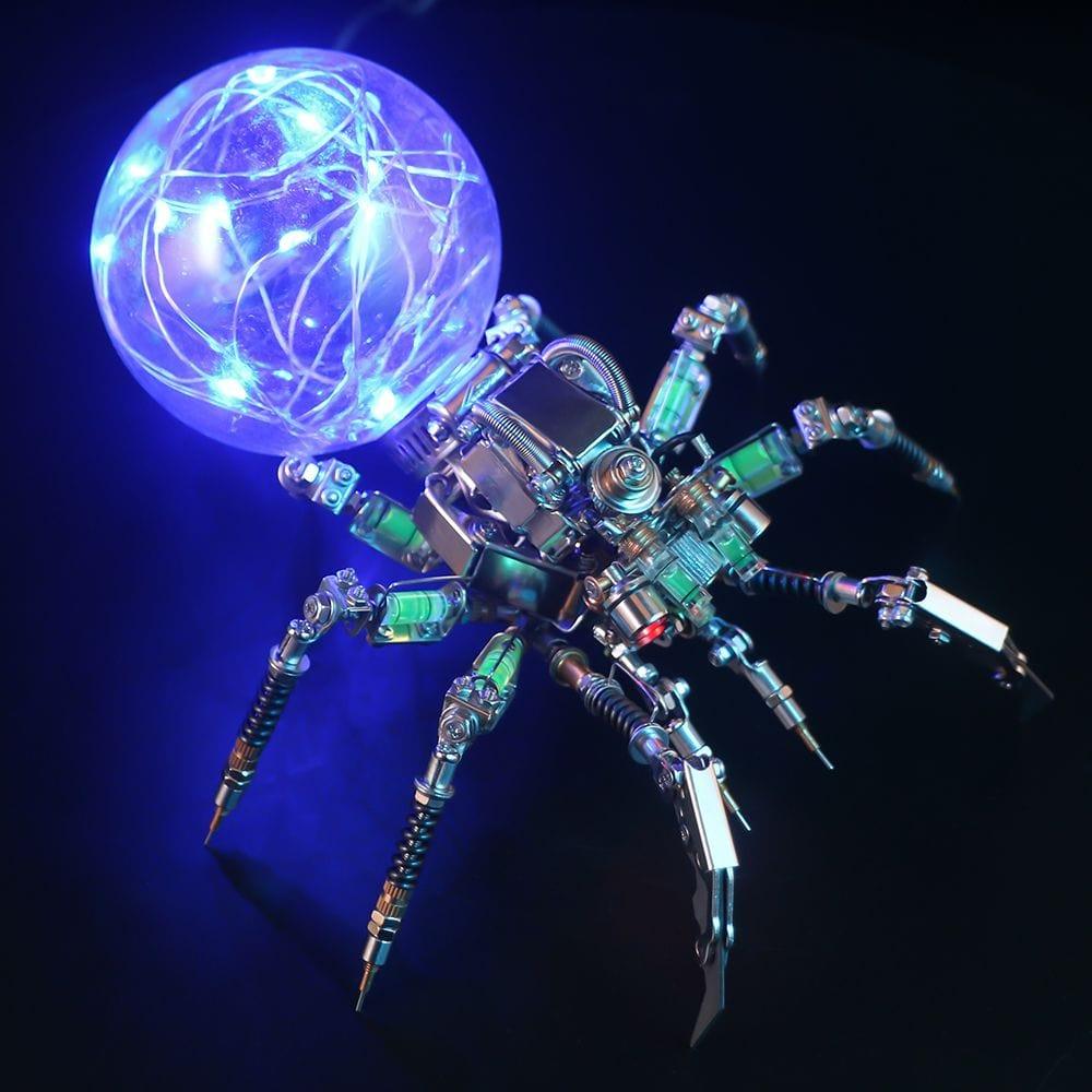 Luminous Arachnoid Robot - 3d metal puzzle by Extoril