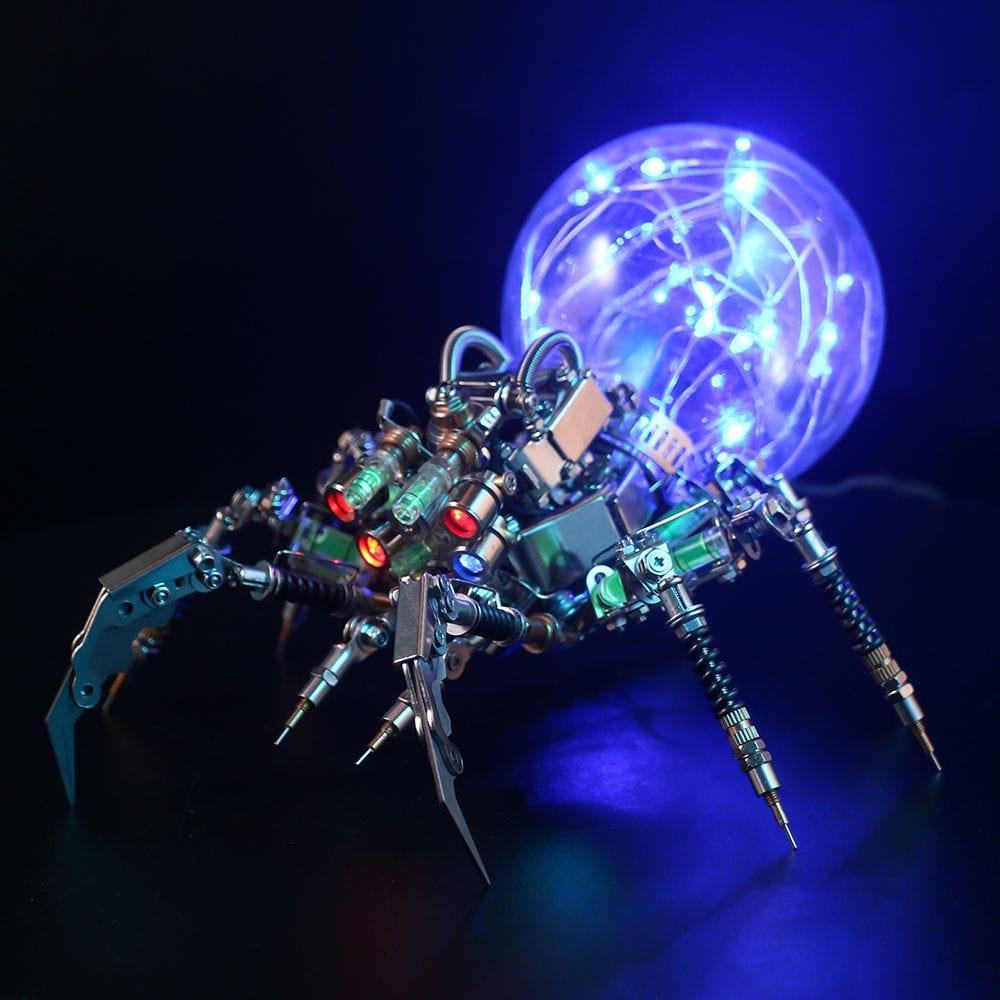 Luminous Arachnoid Robot - 3d metal puzzle by Extoril