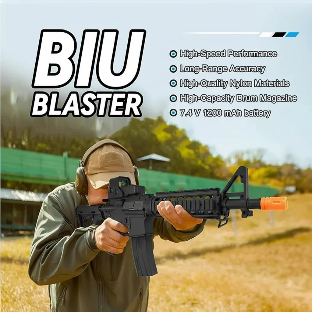 M4 Gel Blaster Toy Rifle Full-Auto Nylon - Gadget by Extoril