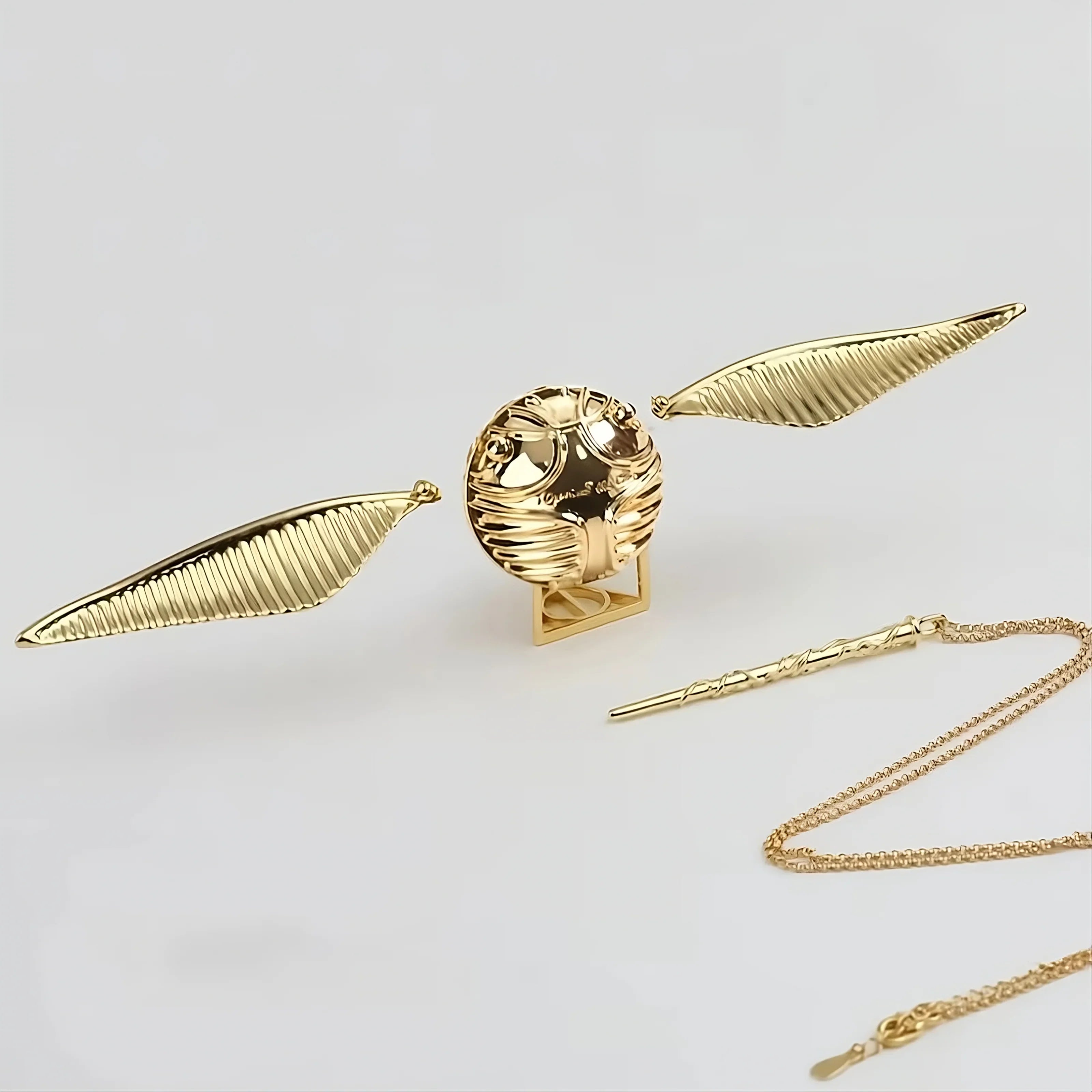 Magical Harry Potter Golden Snitch Ring Box - 3d metal puzzle by Extoril