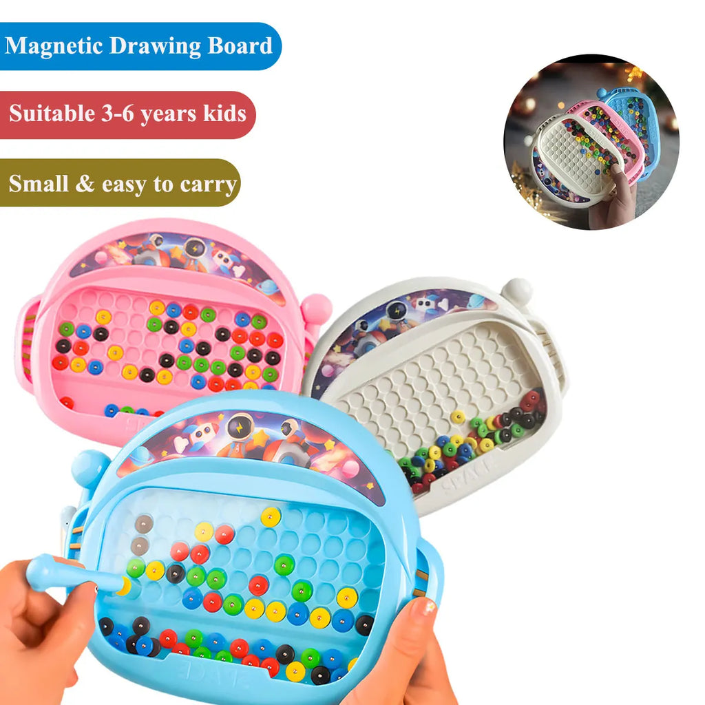 Magnetic Bead Drawing Board for Kids - Gadget by Extoril