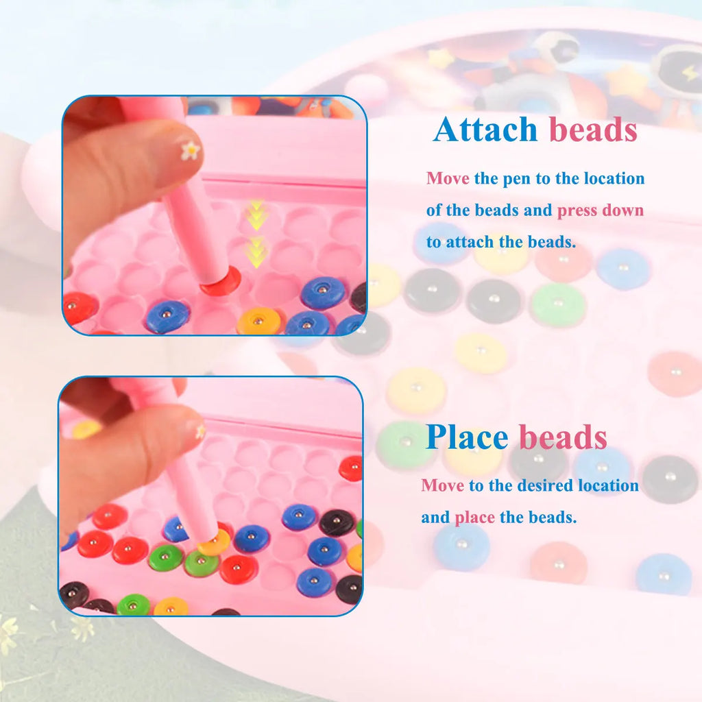 Magnetic Bead Drawing Board for Kids - Gadget by Extoril