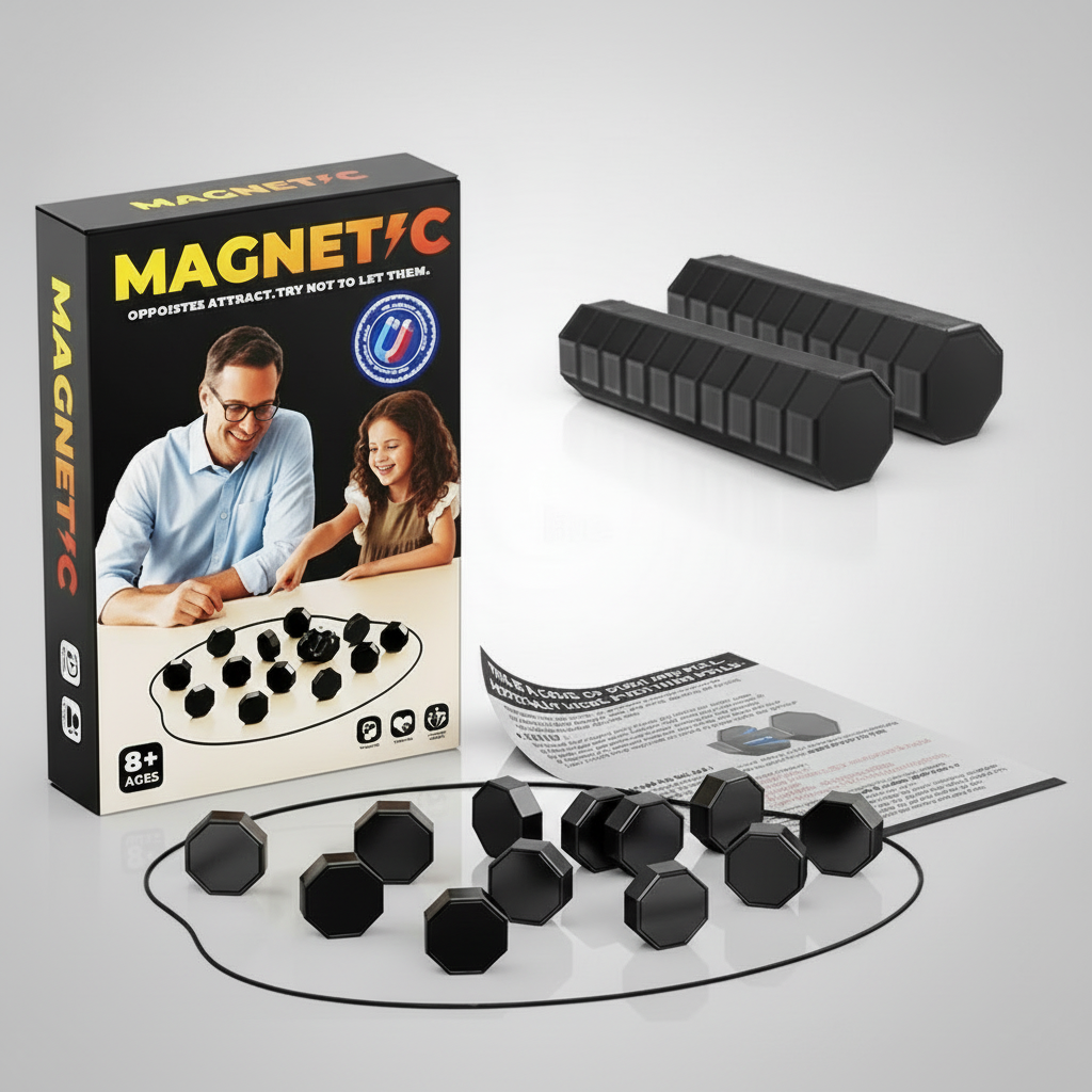 Magnetic Stones Strategy Game 2 Player - Gadget by Extoril