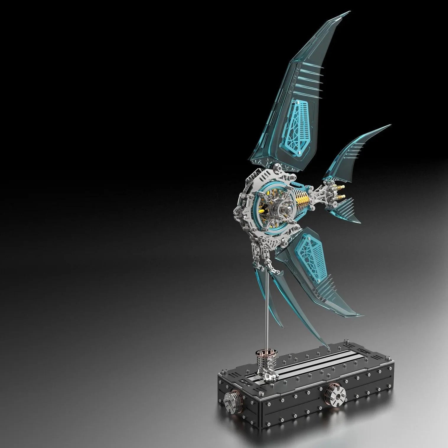 Celestial Angelfish 3D Metal Model - 3d metal puzzle by Extoril