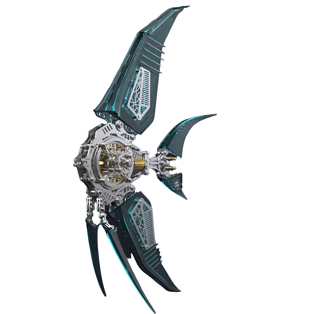 Celestial Angelfish 3D Metal Model - 3d metal puzzle by Extoril