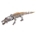 Mechanical Crocodile 3D Metal Sculpture Kit - 3d metal puzzle by Extoril