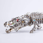 Mechanical Crocodile 3D Metal Sculpture Kit - 3d metal puzzle by Extoril