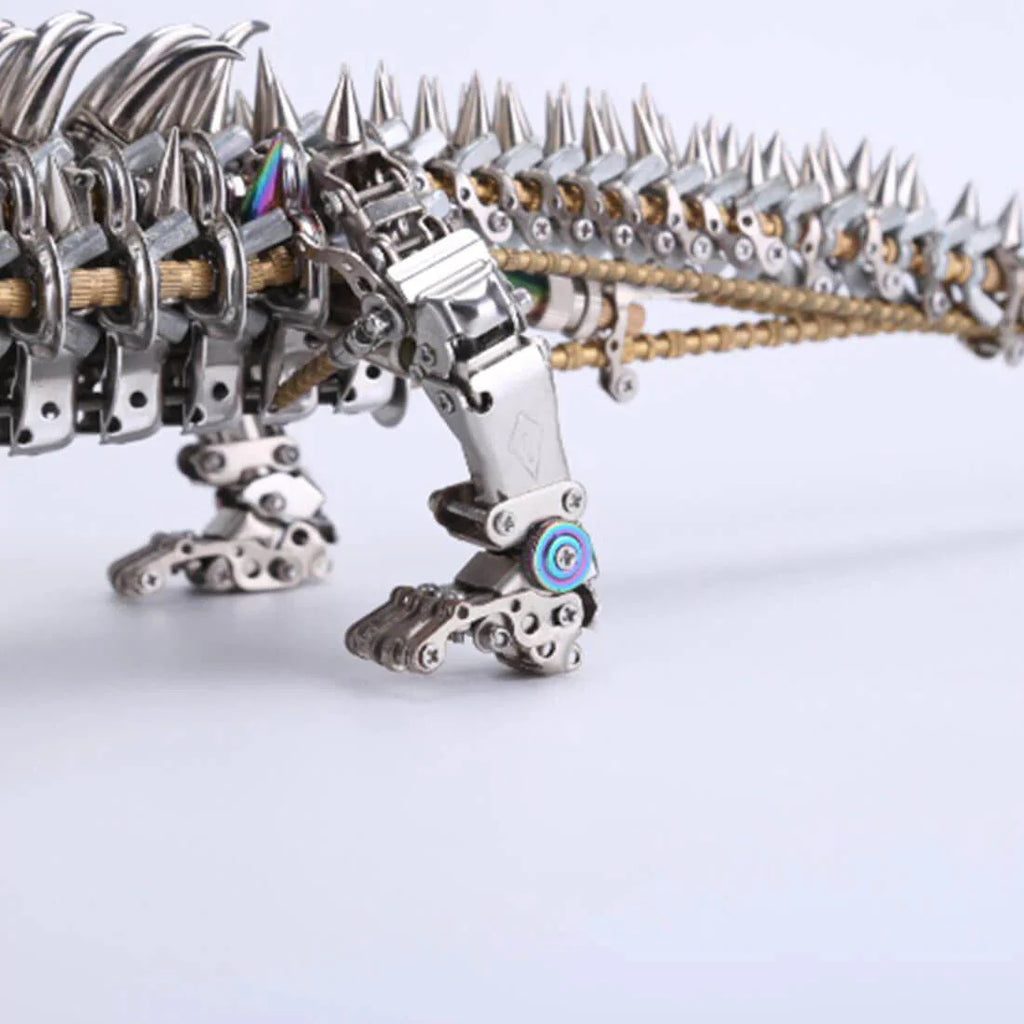 Mechanical Crocodile 3D Metal Sculpture Kit - 3d metal puzzle by Extoril