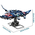 Mechanical Devil Fish Building Blocks Set - Mechanical kit by Extoril