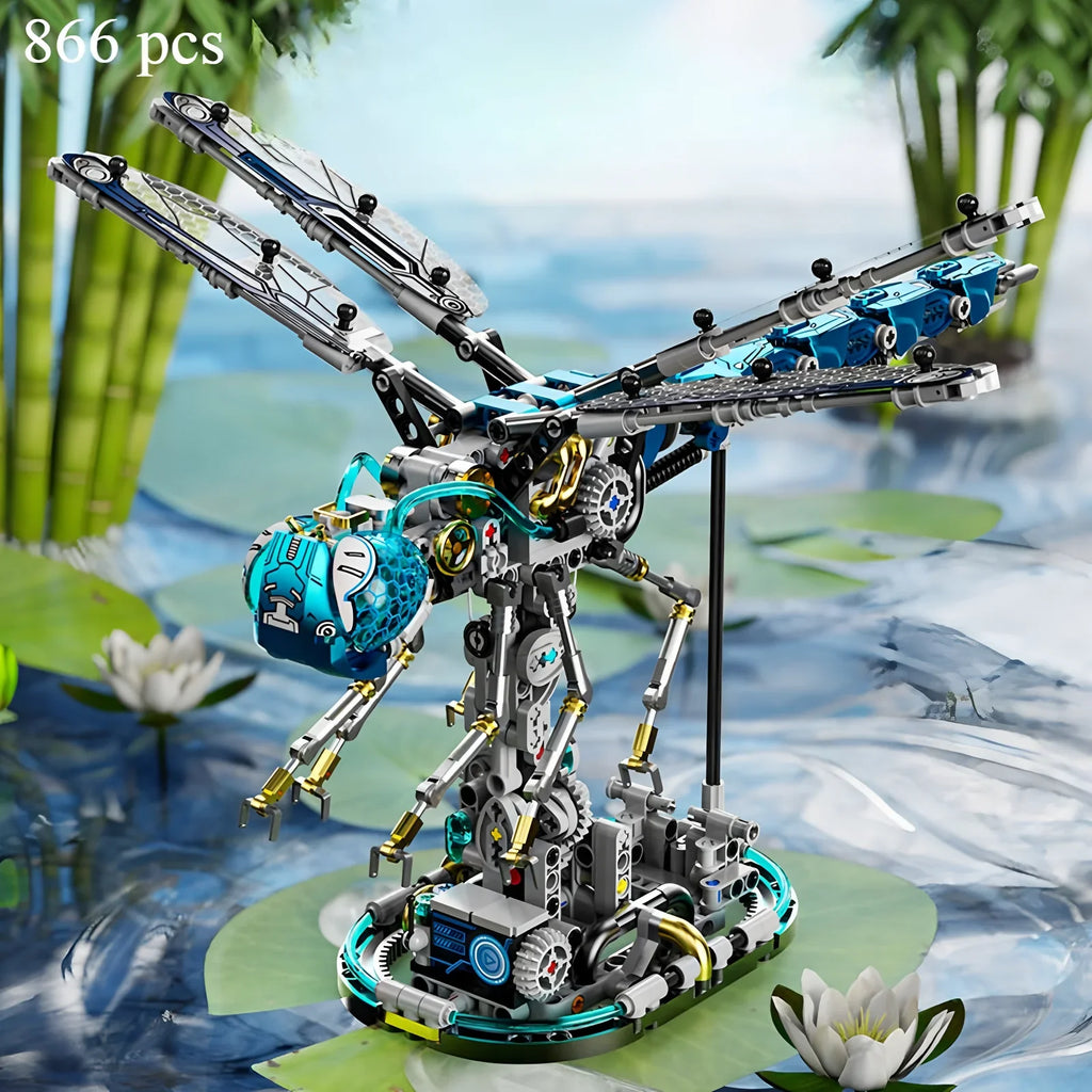 Mechanical Dragonfly Building Blocks Set - Mechanical kit by Extoril