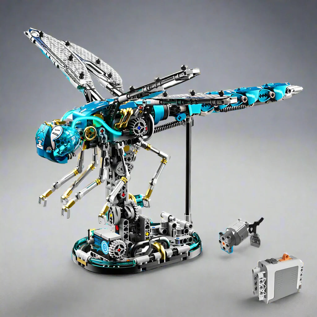 Mechanical Dragonfly Building Blocks Set - Mechanical kit by Extoril