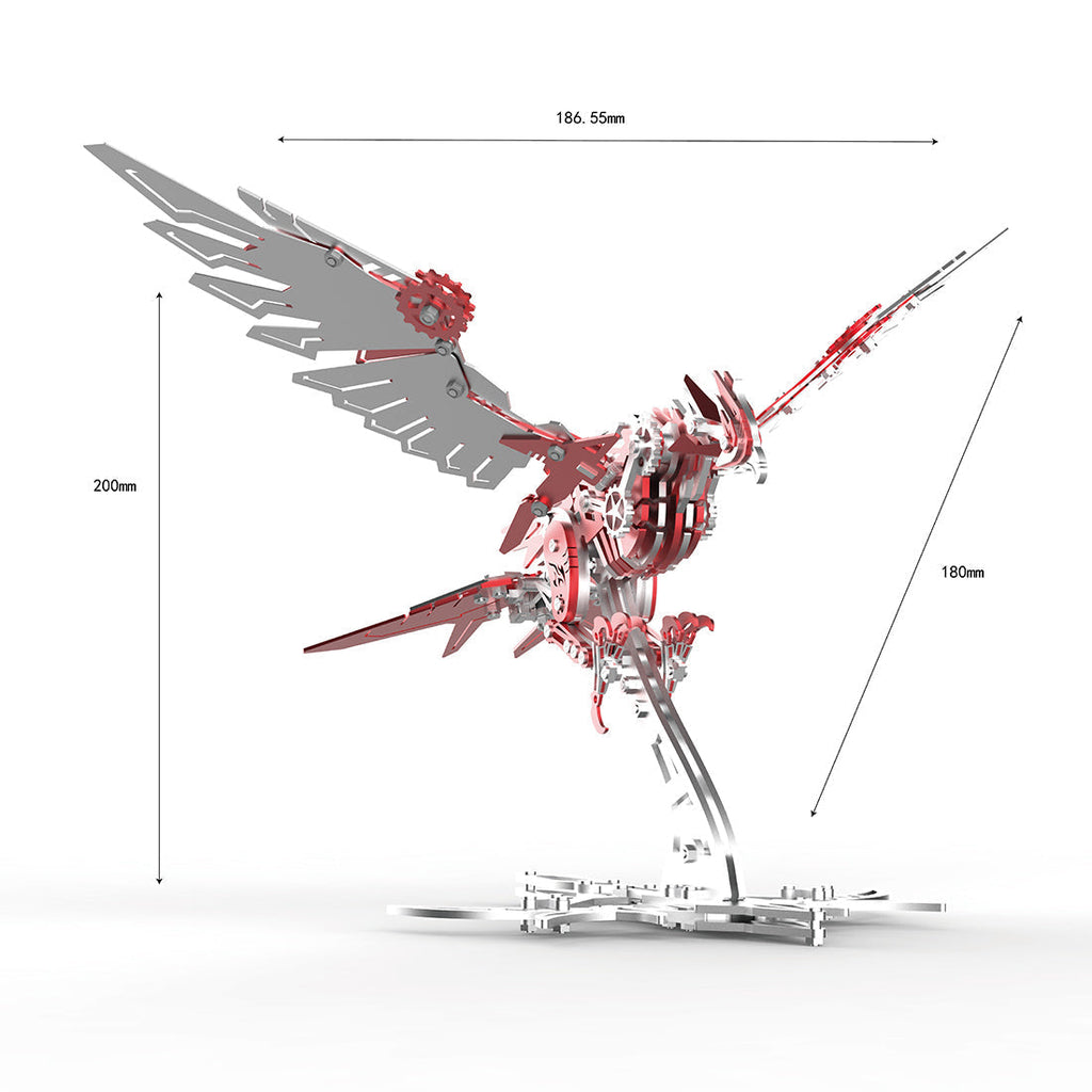 Majestic 3D Metal Mechanical Eagle Model Kit - 3d metal puzzle by Extoril