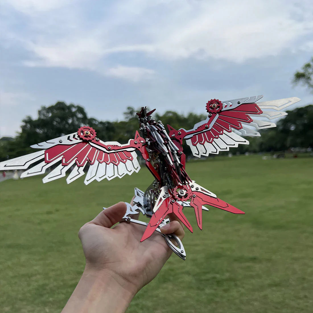 Majestic 3D Metal Mechanical Eagle Model Kit - 3d metal puzzle by Extoril