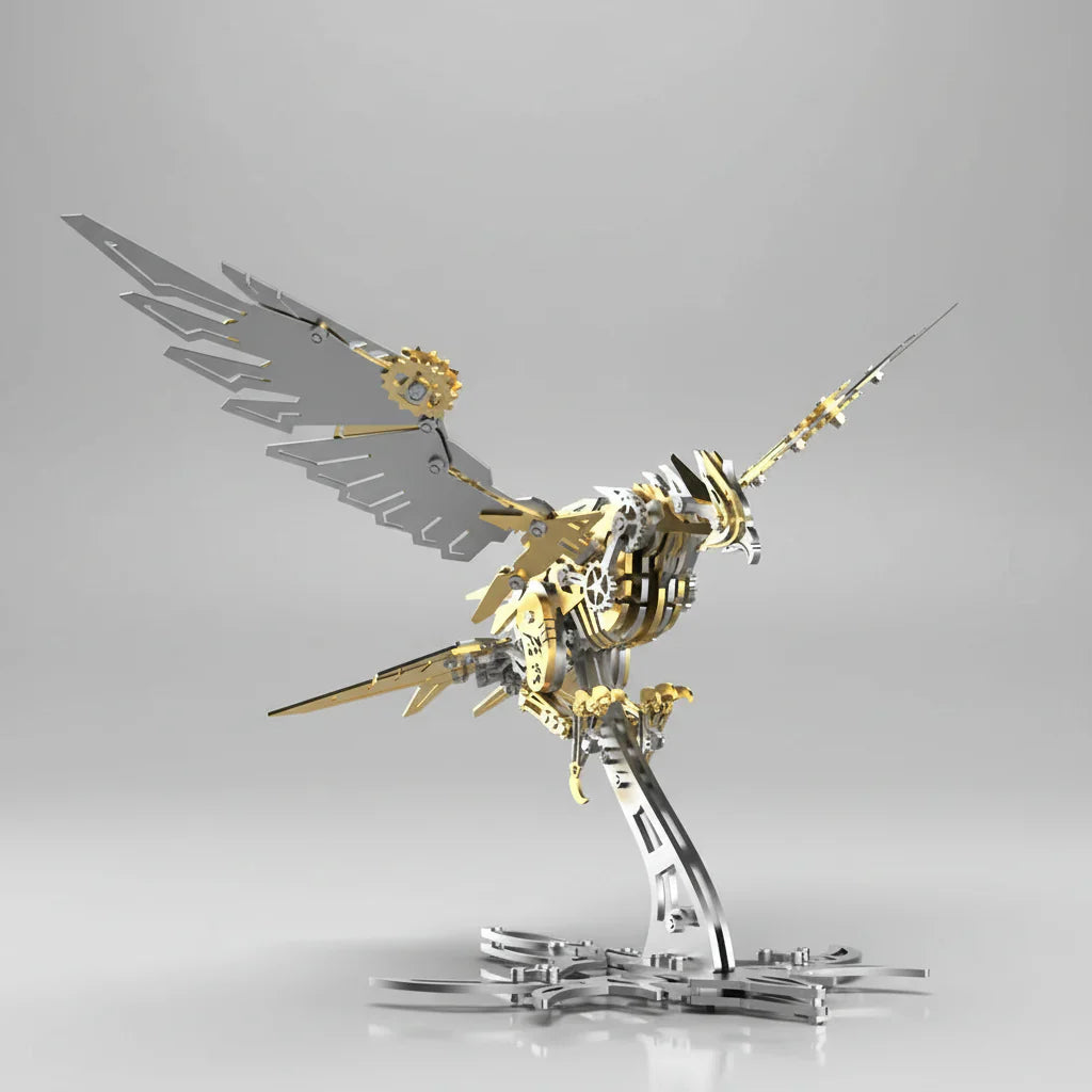 Majestic 3D Metal Mechanical Eagle Model Kit - 3d metal puzzle by Extoril