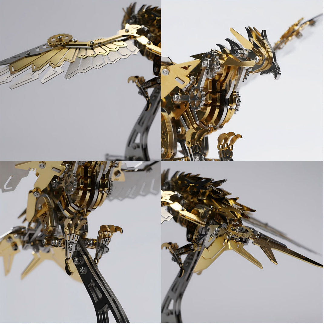 Majestic 3D Metal Mechanical Eagle Model Kit - 3d metal puzzle by Extoril