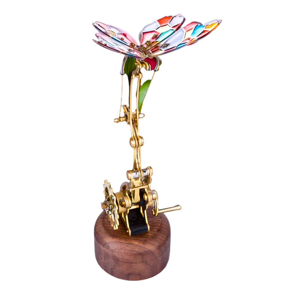 Mechanical Flying Butterfly DIY Model Kit - 3d metal puzzle by Extoril