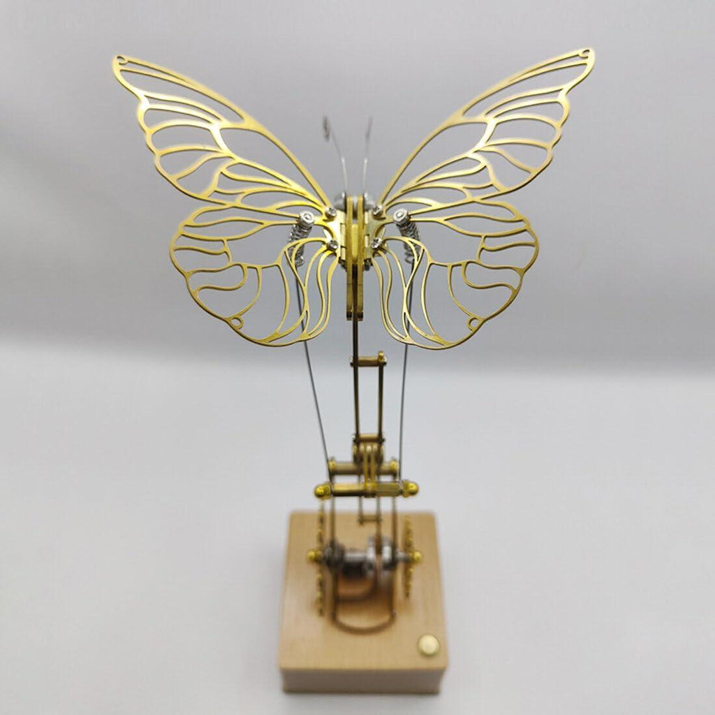 Mechanical Flying Butterfly DIY Model Kit - 3d metal puzzle by Extoril