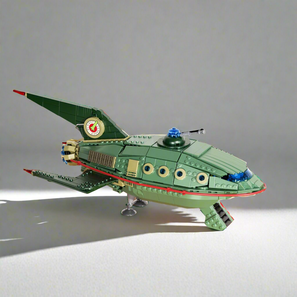 Mechanical Galactic Express Spaceship Building Blocks Set - Mechanical kit by Extoril