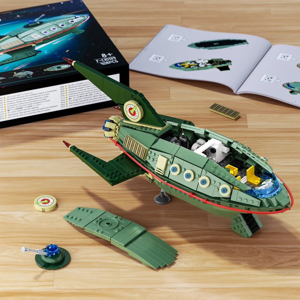 Mechanical Galactic Express Spaceship Building Blocks Set - Mechanical kit by Extoril