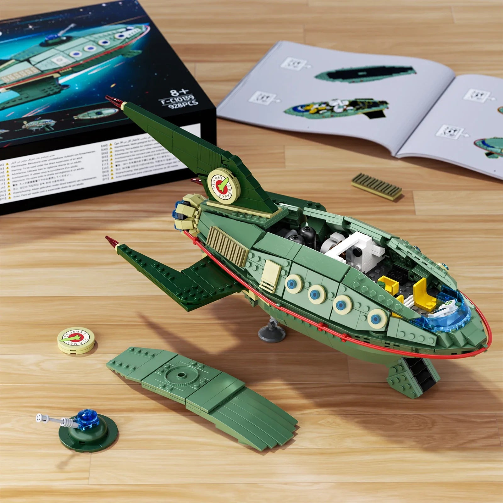 Mechanical Galactic Express Spaceship Building Blocks Set - Mechanical kit by Extoril