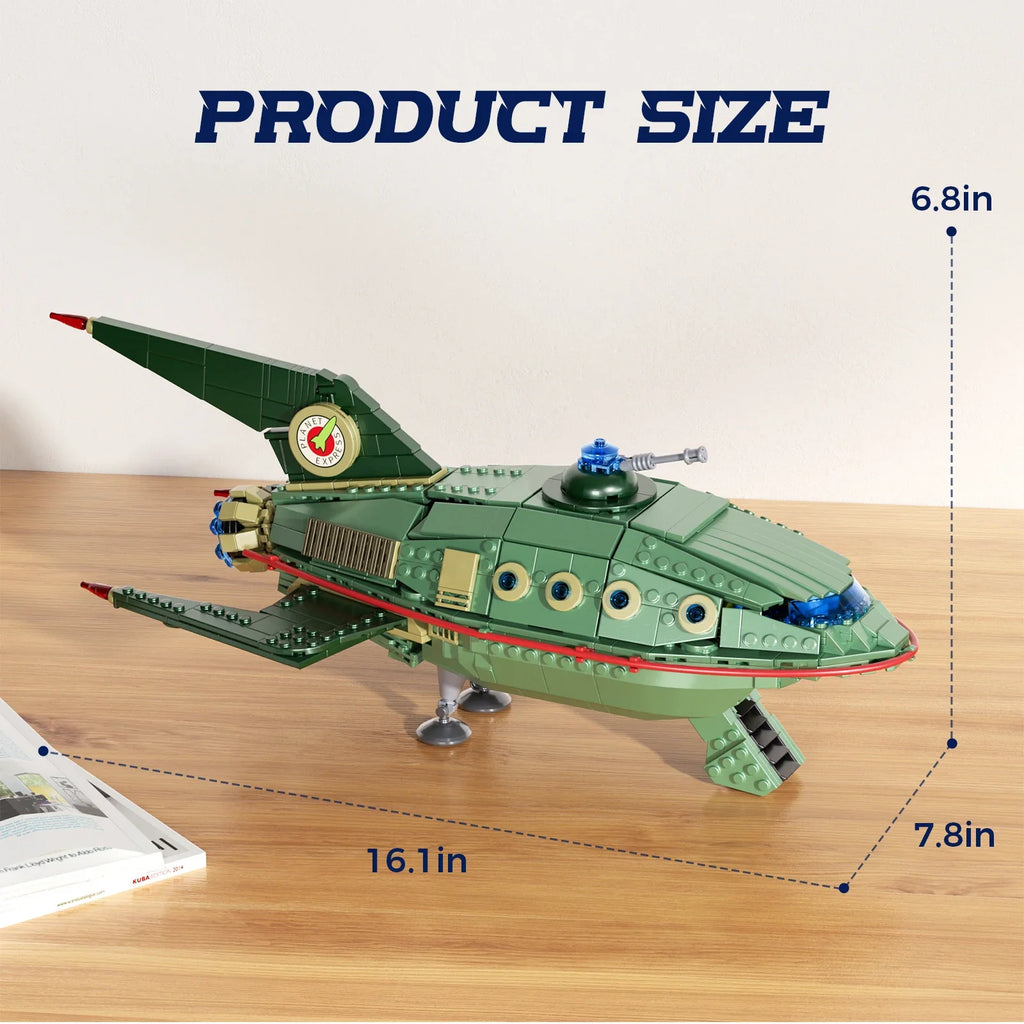 Mechanical Galactic Express Spaceship Building Blocks Set - Mechanical kit by Extoril