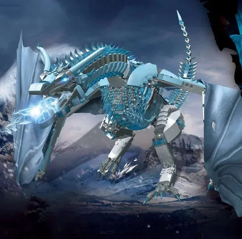 Mechanical Giant Dragon Master Building Blocks Set - Mechanical kit by Extoril