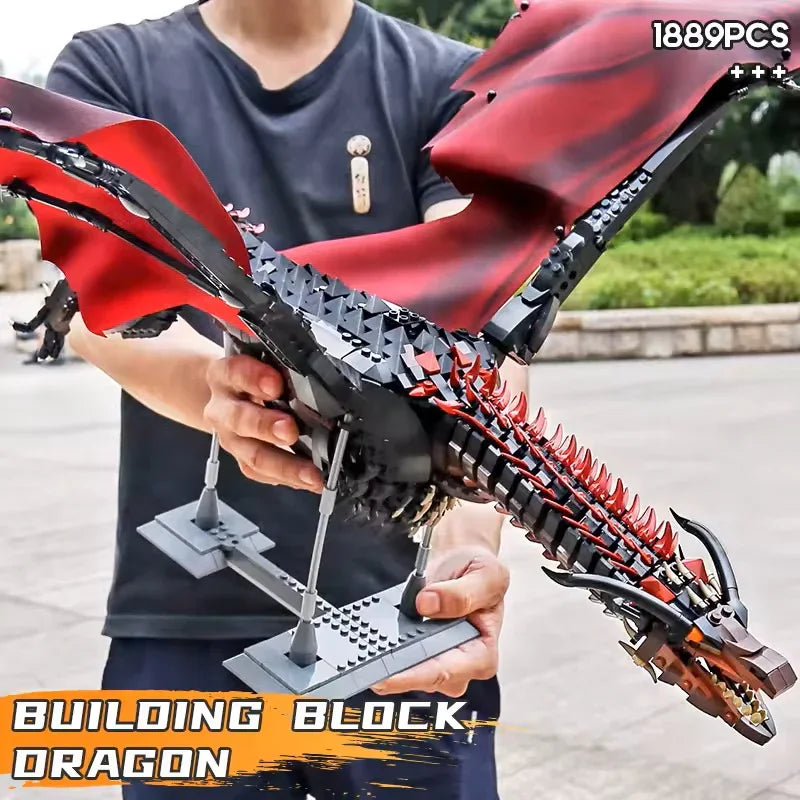 Mechanical Giant Dragon Master Building Blocks Set - Mechanical kit by Extoril