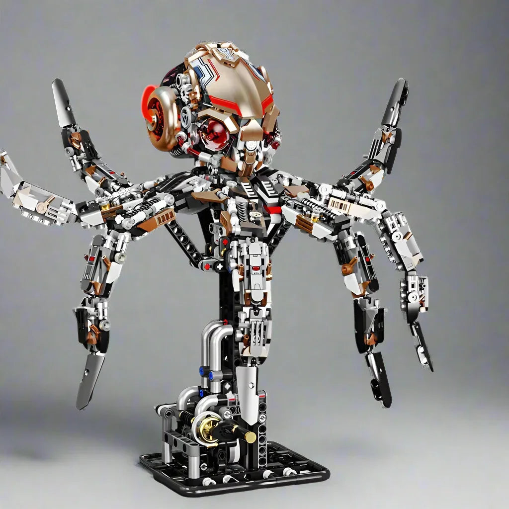 Mechanical Octopus Building Blocks Set - Mechanical kit by Extoril