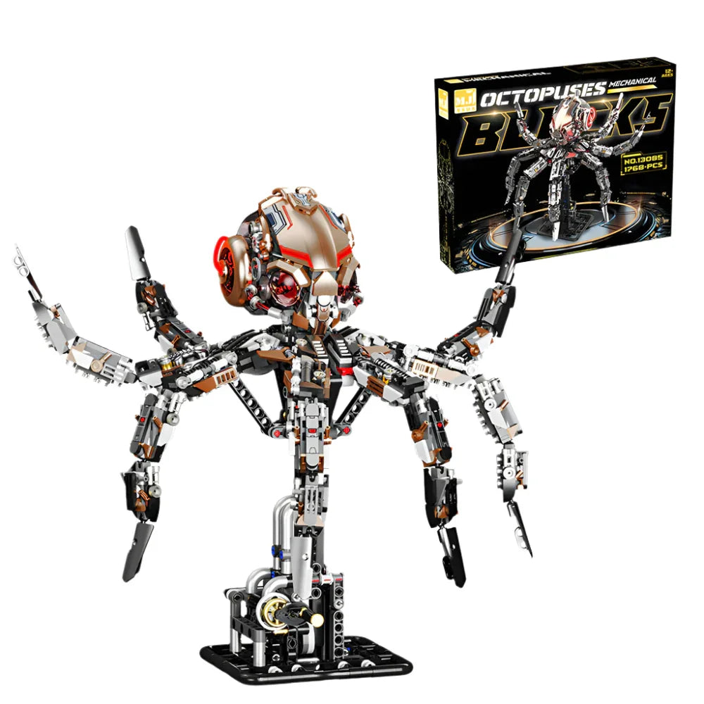 Mechanical Octopus Building Blocks Set - Mechanical kit by Extoril