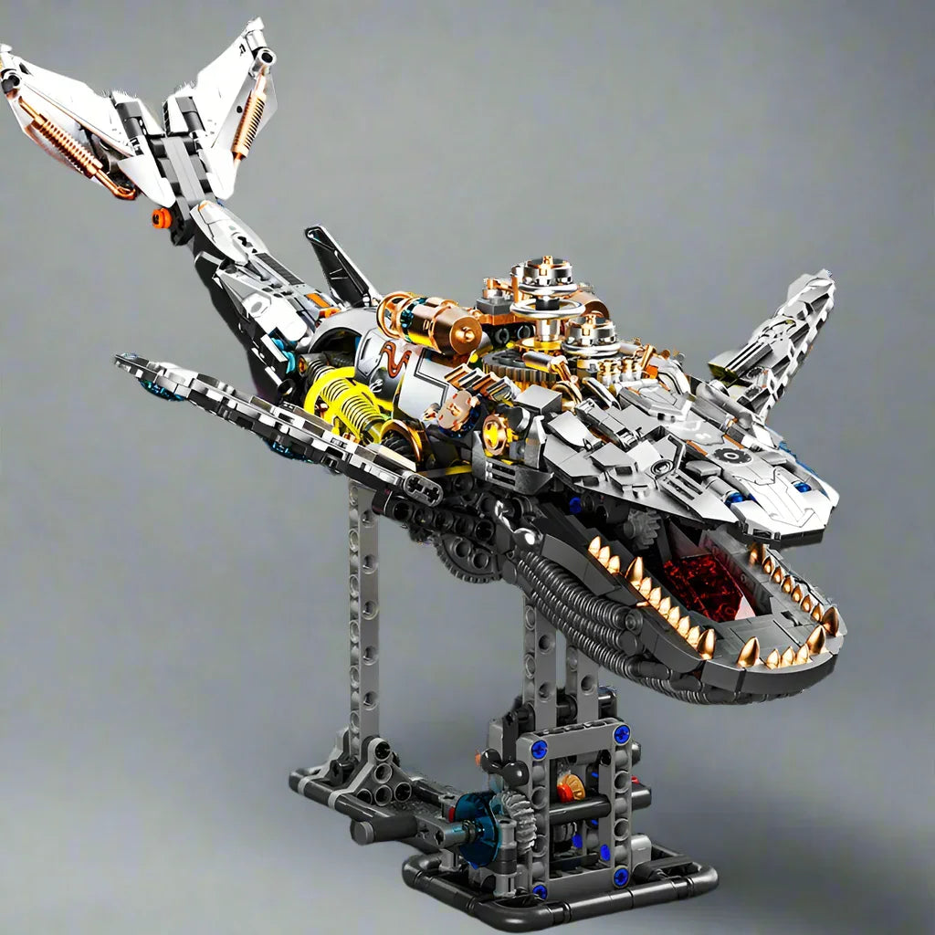Mechanical Whale Building Blocks Set - Mechanical kit by Extoril