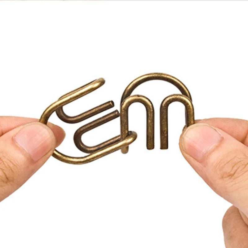 Metal Wire Brain Teaser Puzzle Set of 8 - Gadget by Extoril