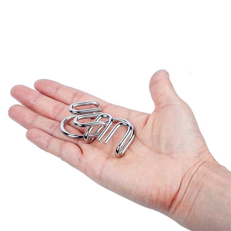 Metal Wire Brain Teaser Puzzle Set of 8 - Gadget by Extoril