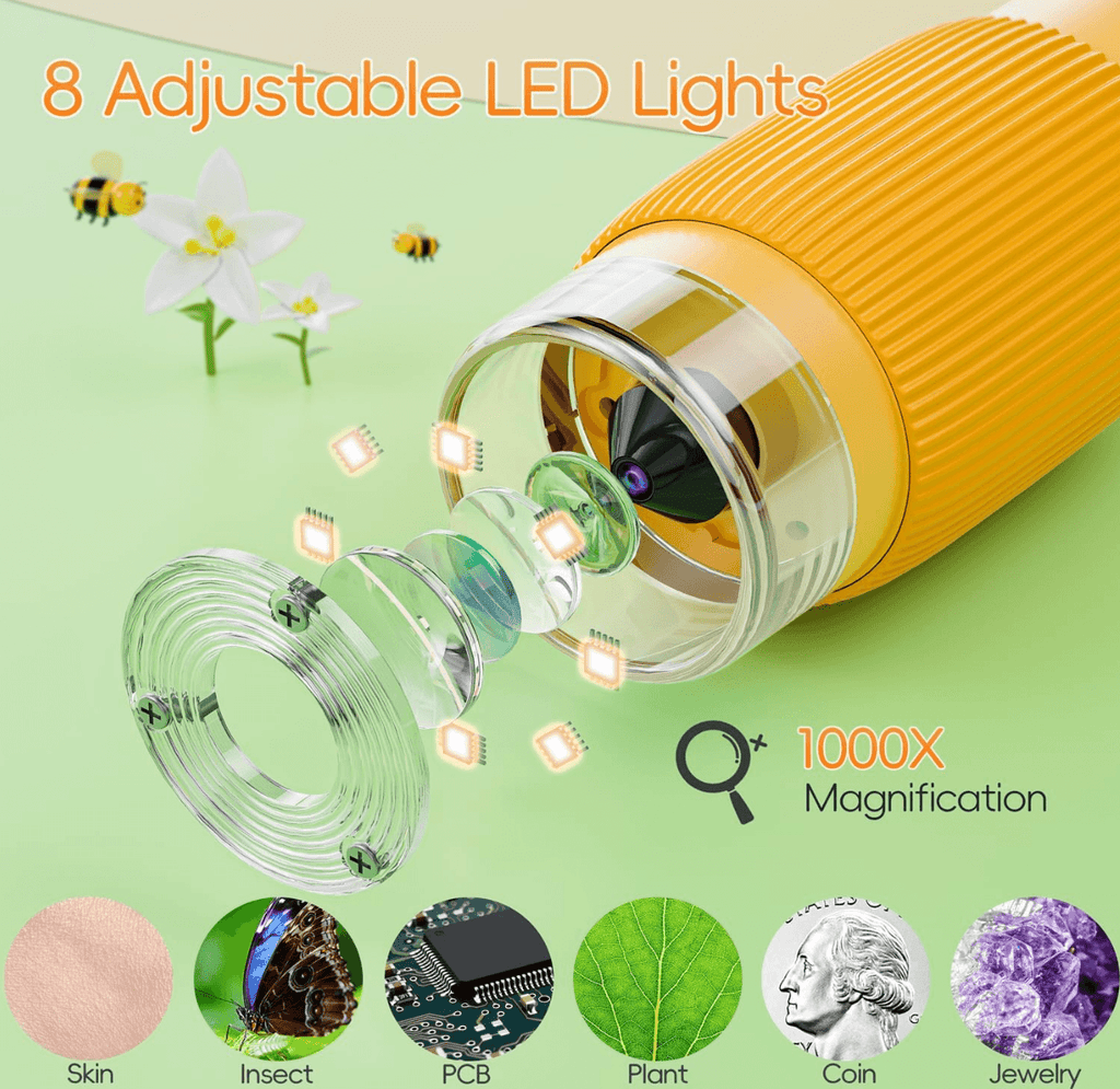 1000X Digital Microscope for Kids — Micro Explorer - Gadget by Extoril
