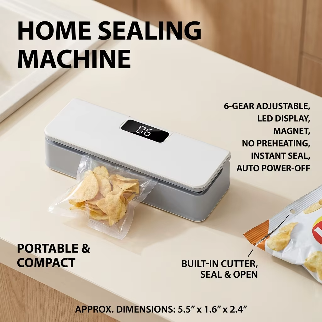 Mini Bag Sealer & Cutter - Gadget by Extoril