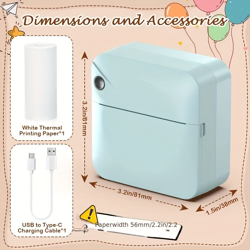 Mini Thermal Bluetooth Pocket Printer - Gadget by Extoril