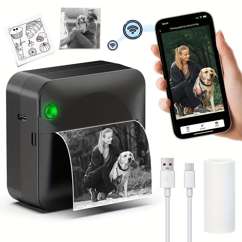 Mini Thermal Bluetooth Pocket Printer - Gadget by Extoril