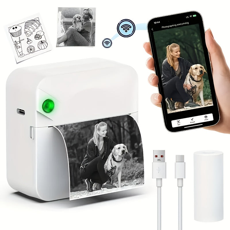 Mini Thermal Bluetooth Pocket Printer - Gadget by Extoril