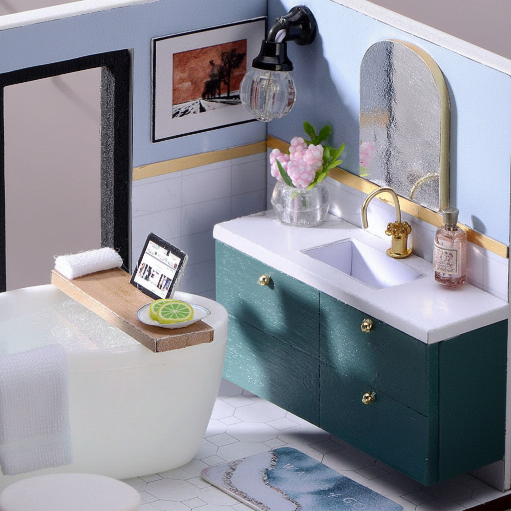 DIY Dollhouse Kit (The Satisfied Time) - DIY Miniature by Extoril