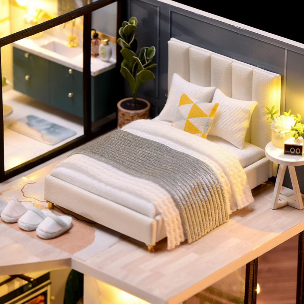 DIY Dollhouse Kit (The Satisfied Time) - DIY Miniature by Extoril