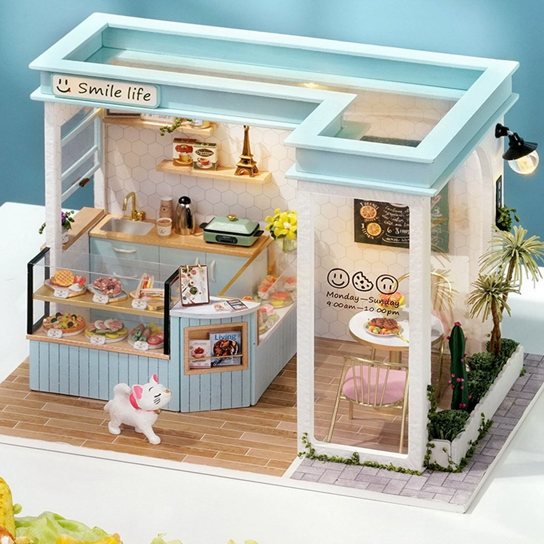 DIY Dollhouse Kit (Sunny Tea Station) - DIY Miniature by Extoril