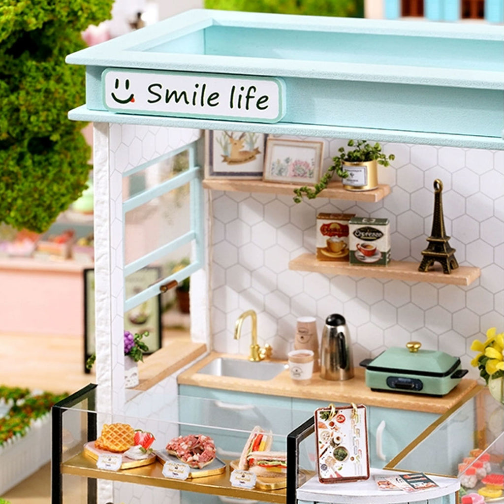 DIY Dollhouse Kit (Sunny Tea Station) - DIY Miniature by Extoril
