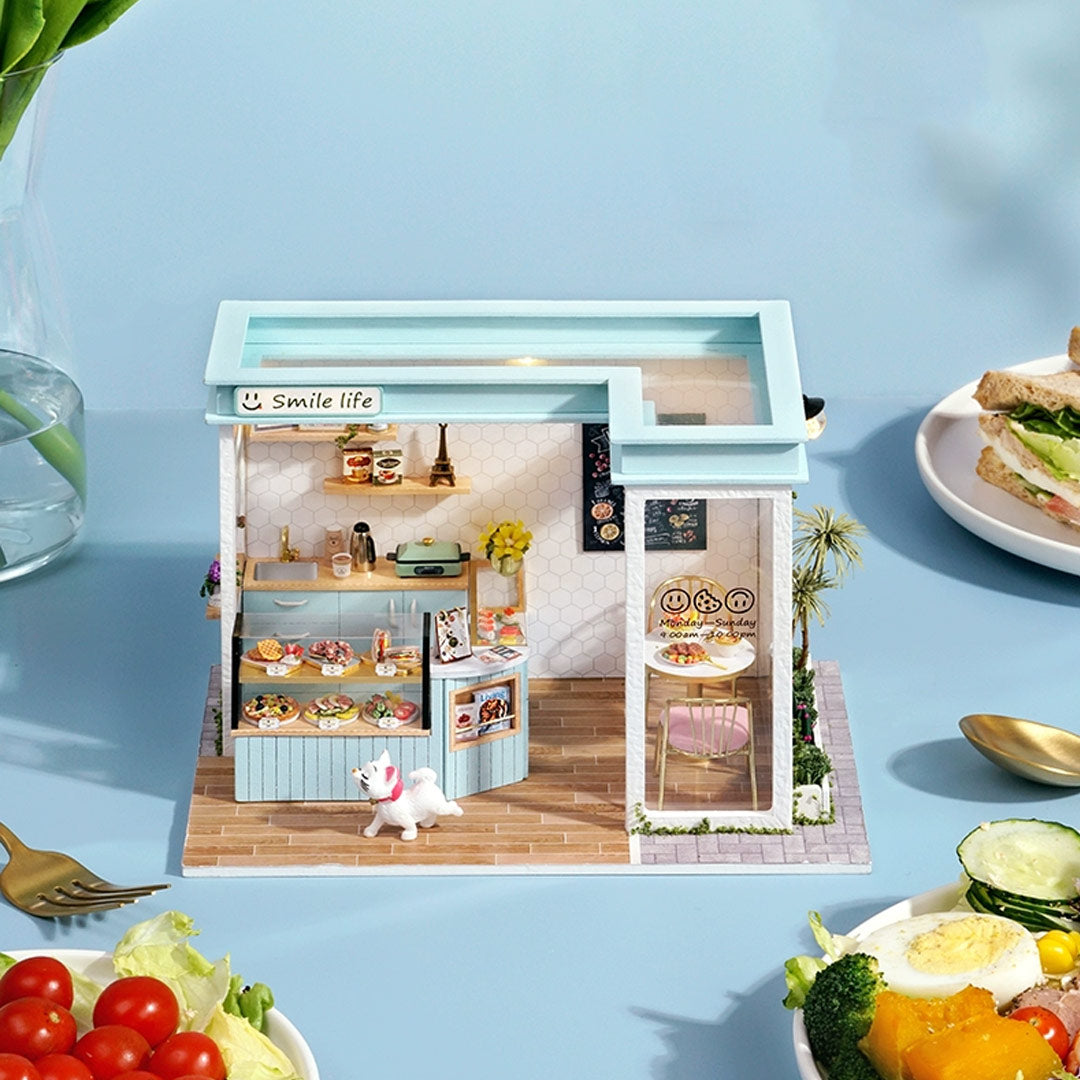 DIY Dollhouse Kit (Sunny Tea Station) - DIY Miniature by Extoril