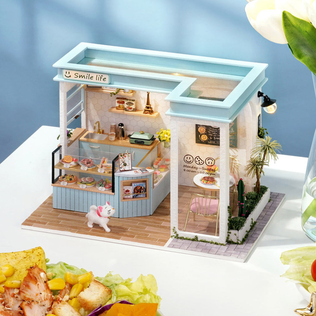 DIY Dollhouse Kit (Sunny Tea Station) - DIY Miniature by Extoril