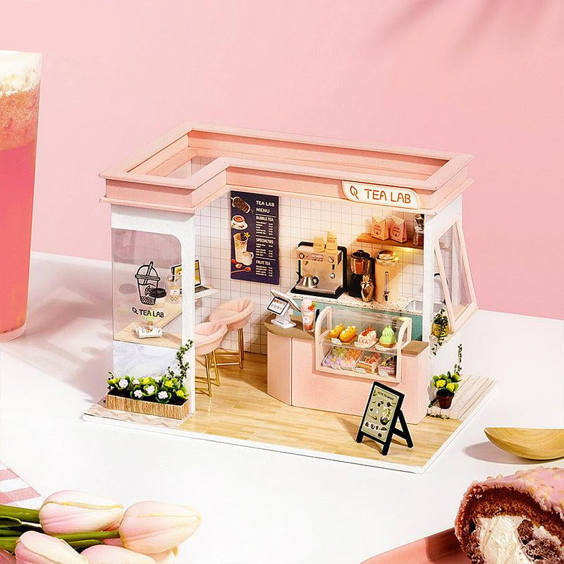DIY Dollhouse Kit (Sunny Tea Station) - DIY Miniature by Extoril