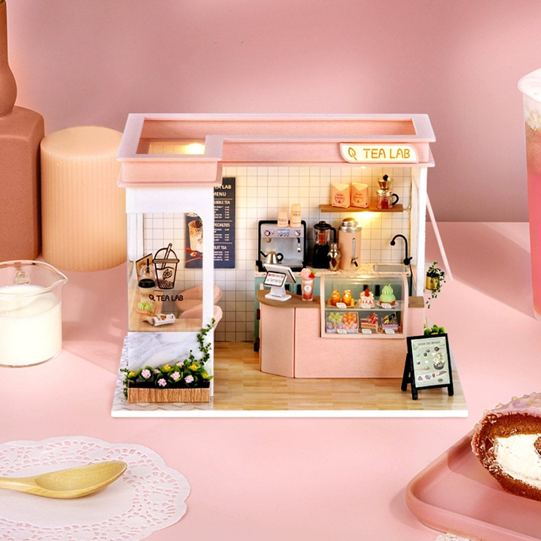 DIY Dollhouse Kit (Sunny Tea Station) - DIY Miniature by Extoril