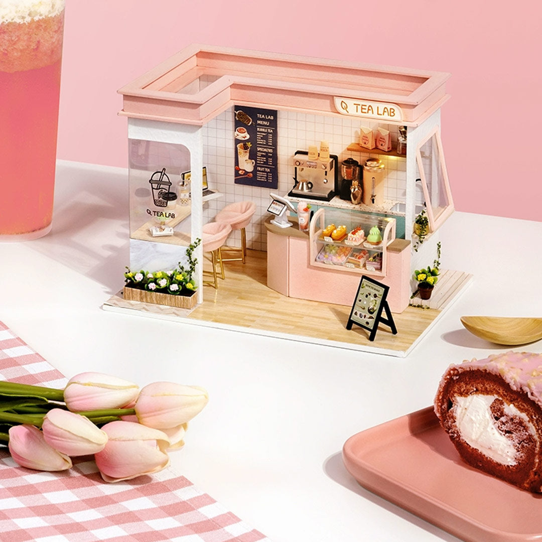 DIY Dollhouse Kit (Sunny Tea Station) - DIY Miniature by Extoril