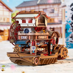 Nautical Sushi 3D Wooden Puzzle Kit - 3D Wooden Puzzle by Extoril