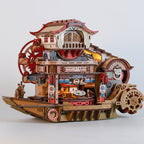 Nautical Sushi 3D Wooden Puzzle Kit - 3D Wooden Puzzle by Extoril