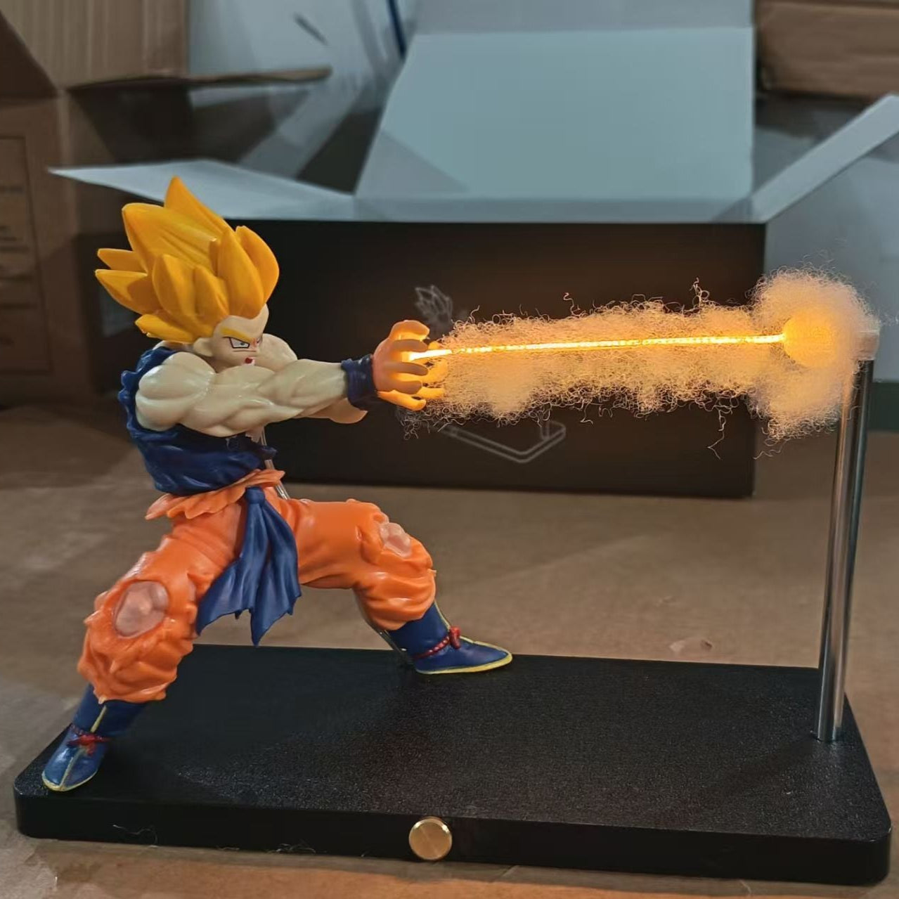 New Model Dragon Ball Super Saiyan Magnetic Light Beam Figurine - Action Figure by Extoril